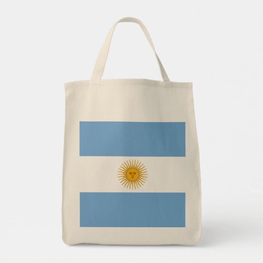 vlag van Argentinië Tote Bag (Achterkant)
