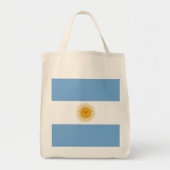 vlag van Argentinië Tote Bag (Voorkant)