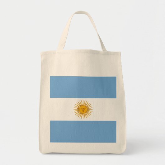 vlag van Argentinië Tote Bag (Voorkant)