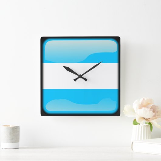 Vlag van Argentinië Vierkante Klok (Huis)