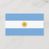 vlag van Argentinië Visitekaartje (Voorkant)
