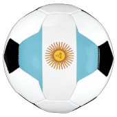 Vlag van Argentinië Voetbal (Gedraaid)