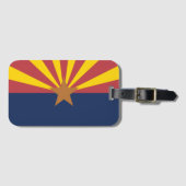 Vlag van Arizona Bagagelabel (Voorkant (horizontaal))