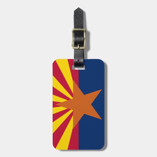 Vlag van Arizona Bagagelabel (Voorkant verticaal)