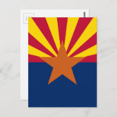 Vlag van Arizona Briefkaart (Voorkant / Achterkant)