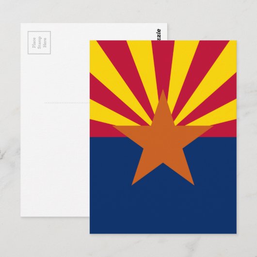 Vlag van Arizona Briefkaart (Voorkant / Achterkant)
