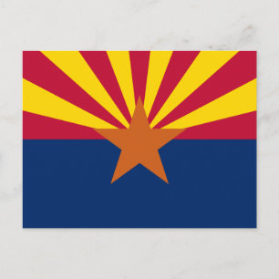 Vlag van Arizona Briefkaart