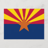 Vlag van Arizona Briefkaart (Voorkant)