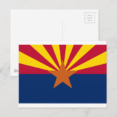 Vlag van Arizona Briefkaart (Voorkant / Achterkant)