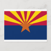 Vlag van Arizona Briefkaart (Voorkant)