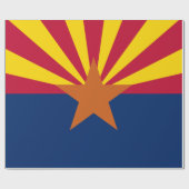 Vlag van Arizona Cadeaupapier (Vlak)
