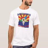 Vlag van Arizona Eastern Star T-shirt (Voorkant)