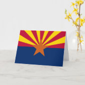 Vlag van Arizona Kaart (Gele Bloem)
