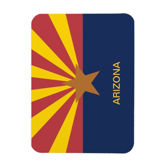 Vlag van Arizona Magneet (Verticaal)