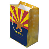 Vlag van Arizona Medium Cadeauzakje (Achterkant Gekanteld)