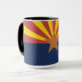Vlag van Arizona Mok (Voorkant links)