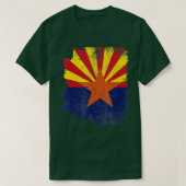 Vlag van Arizona op de vlag van Arizona T-shirt (Design voorkant)