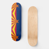 Vlag van Arizona Persoonlijk Skateboard (Voorkant)