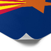 Vlag van Arizona Poster (Hoek)