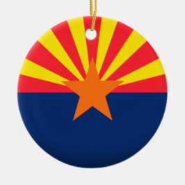 Vlag van Arizona Rond Ornament