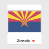 Vlag van Arizona Sticker (Vel)