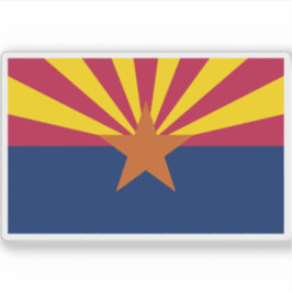 Vlag van Arizona Sticker