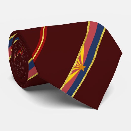 vlag van Arizona strees Stropdas (Opgerold)