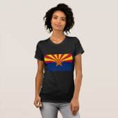 Vlag van Arizona T-shirt (Voorkant volledig)