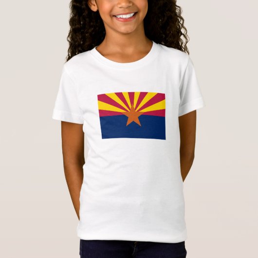 Vlag van Arizona T-shirt (Voorkant)