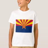 Vlag van Arizona T-shirt (Voorkant)