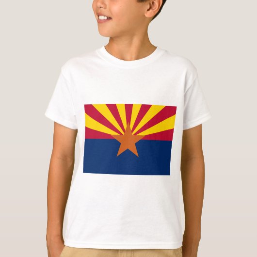 Vlag van Arizona T-shirt (Voorkant)