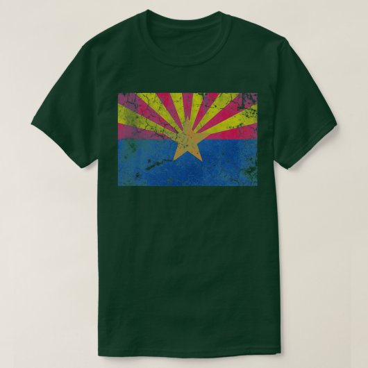 vlag van Arizona T-shirt (Design voorkant)