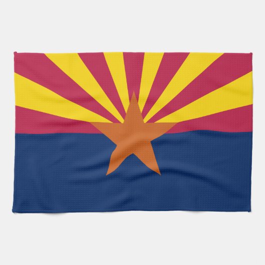 Vlag van Arizona Theedoek (Horizontaal)