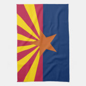 Vlag van Arizona Theedoek (Verticaal)