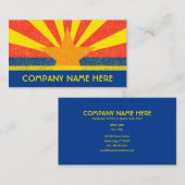 vlag van arizona visitekaartje (Voorkant / Achterkant)