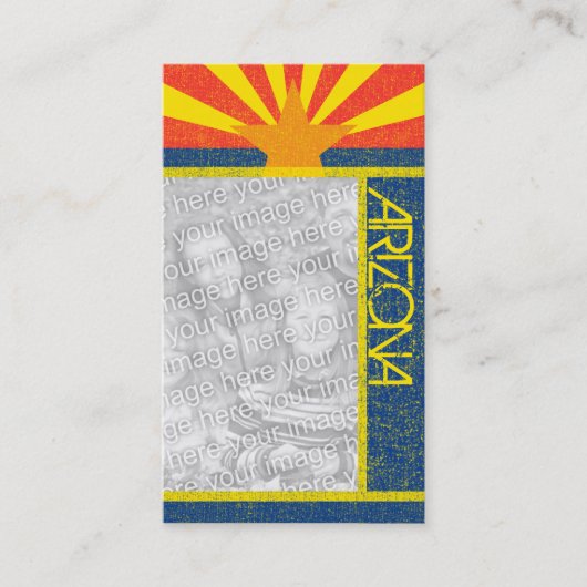 vlag van arizona visitekaartje (Voorkant)