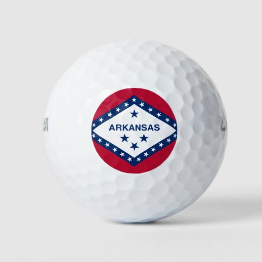 vlag van Arkansas, Amerikaanse staatsvlag Golfballen (Voorkant)