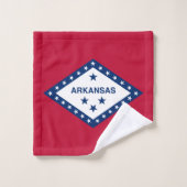 Vlag van Arkansas Bad Handdoek (Wasdoekje)