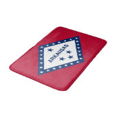 Vlag van Arkansas Badmat (Gekanteld)
