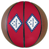 Vlag van Arkansas Basketbal (Verticaal)