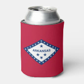Vlag van Arkansas Blikjeskoeler (Blikje Voorkant)