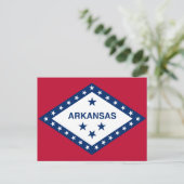Vlag van Arkansas Briefkaart (Staand voorkant)