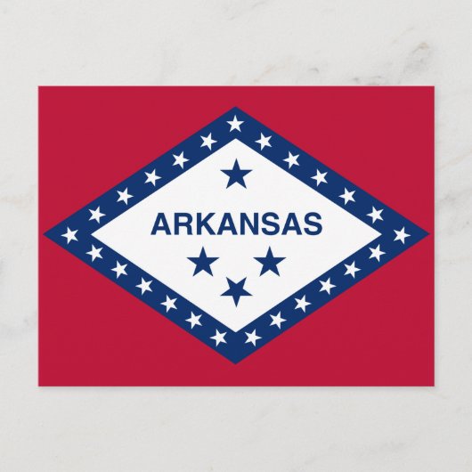 Vlag van Arkansas Briefkaart (Voorkant)