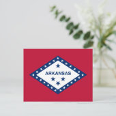 Vlag van Arkansas Briefkaart (Staand voorkant)