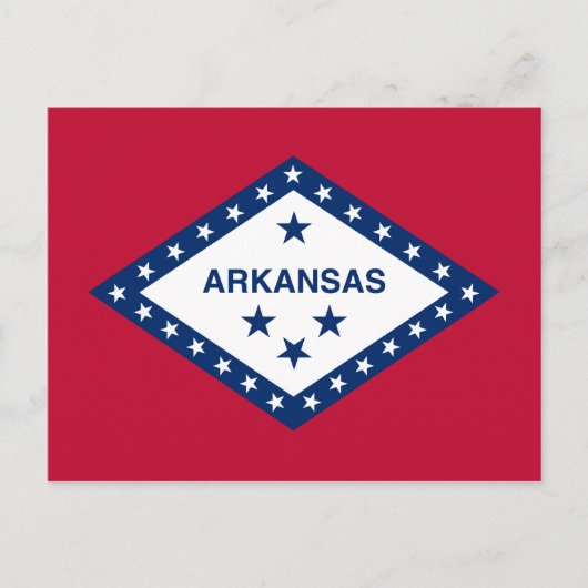 Vlag van Arkansas Briefkaart (Voorkant)