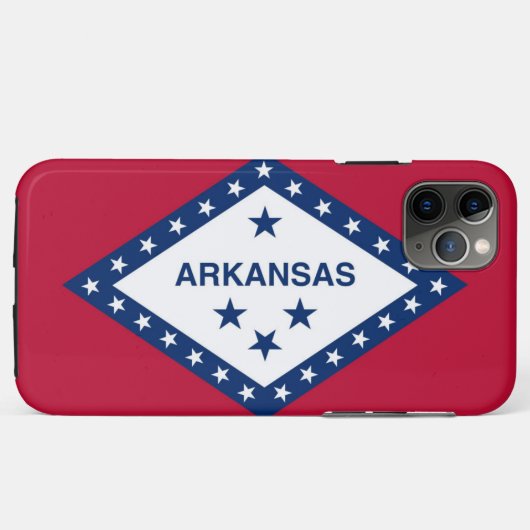 Vlag van Arkansas Case-Mate iPhone Case (Achterkant (horizontaal))
