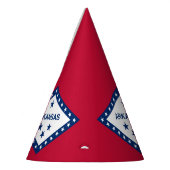 Vlag van Arkansas Feesthoedjes (Links)