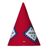 Vlag van Arkansas Feesthoedjes (Rechts)