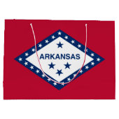 Vlag van Arkansas Groot Cadeauzakje (Achterkant)