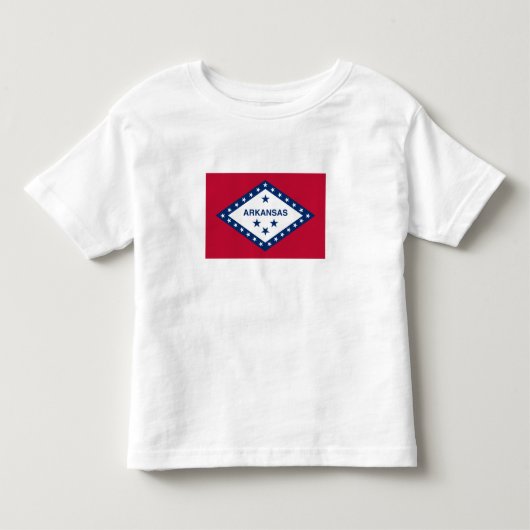 Vlag van Arkansas Kinder Shirts (Voorkant)